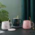 Smart Ceramic Coffee Warming Coaster and Mug Set